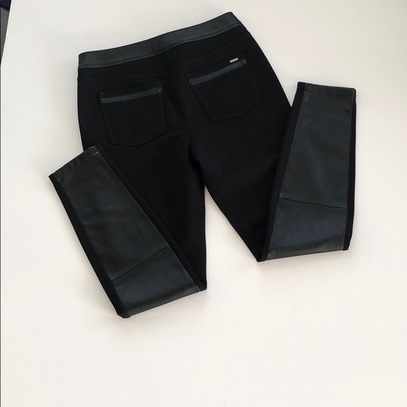 WHBM Vegan Leather Front Leggings Size 0 - Picture 15 of 15